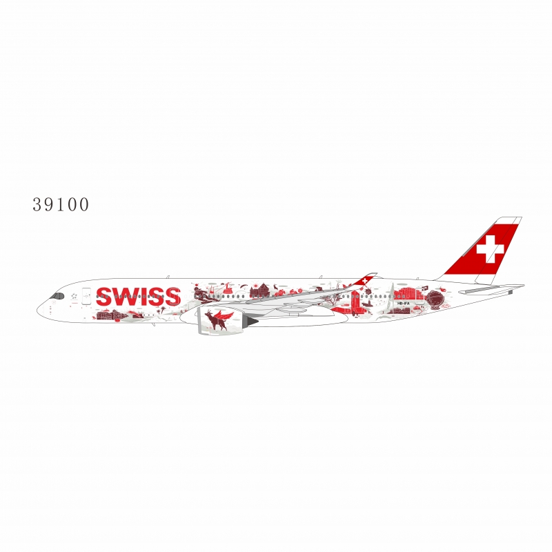 1:400 Swiss A350-900