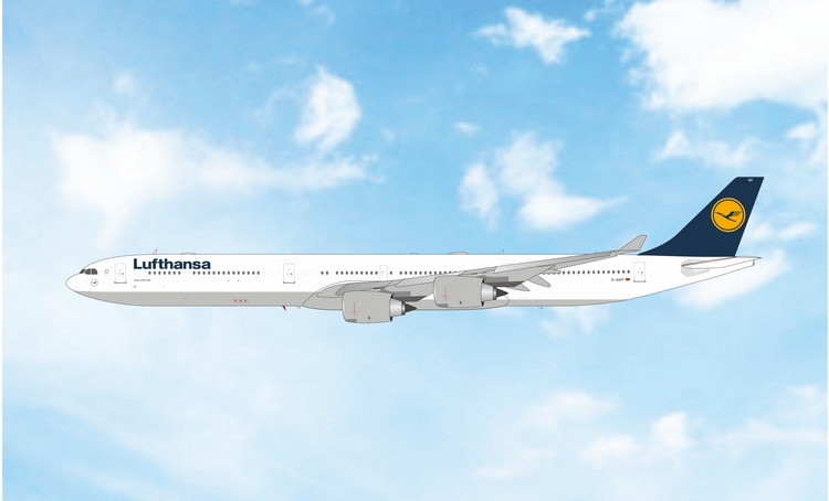 1:400 Lufthansa  A340-600