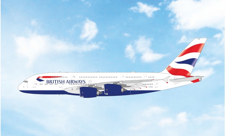 1:400 British Airways A380
