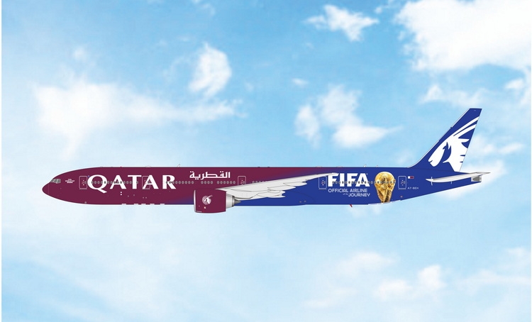 1:400 Qatar Airways B777-30 ...