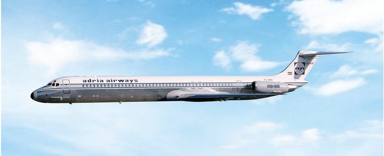 1:400 Adria Airways MD-82 （ ...