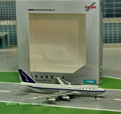 1:500 Sabena B747-100