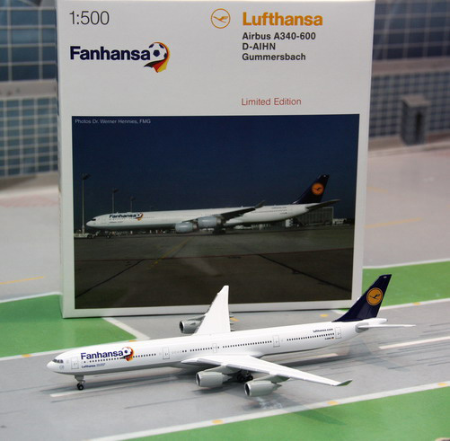 1:500 Lufthansa A340-600