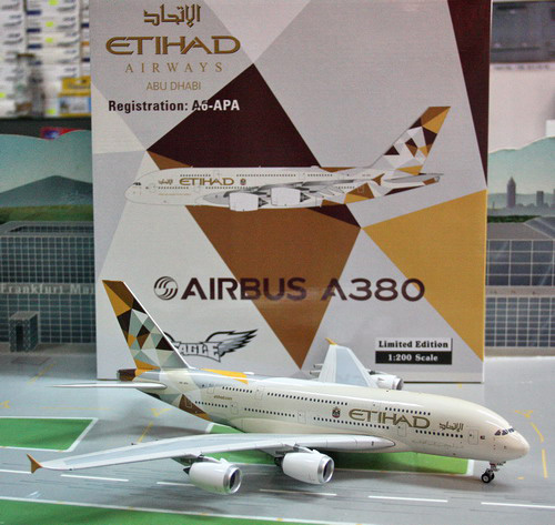 1:200 Etihad Airways A380