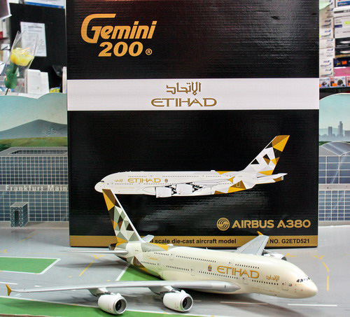 1:200 Etihad Airways A380