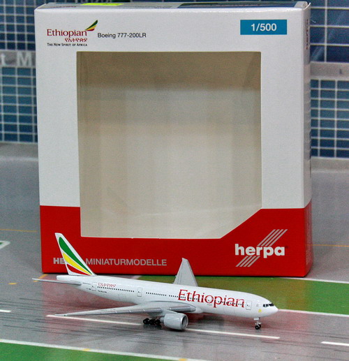 1:500 Ethiopian B777-200LR