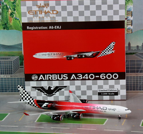 1:200 Etihad Airways A340-6 ...