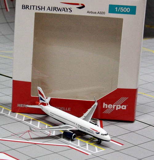1:500 British Airways A320