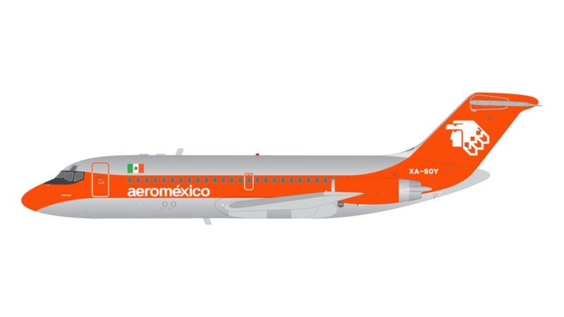1:200 AeroMexico DC-9-15