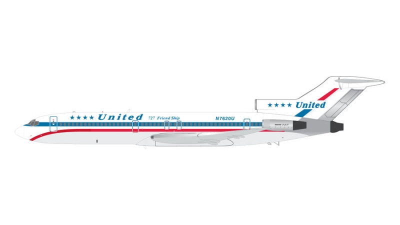 1:200 United Airlines B727- ...