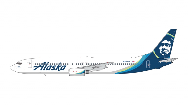 1:400 Alaska Airlines B737- ...