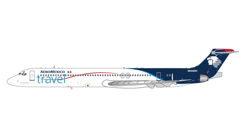 1:400 AeroMexico MD-83