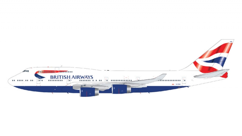 1:200 British Airways B747- ...