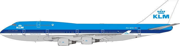 1:400 KLM B747-400