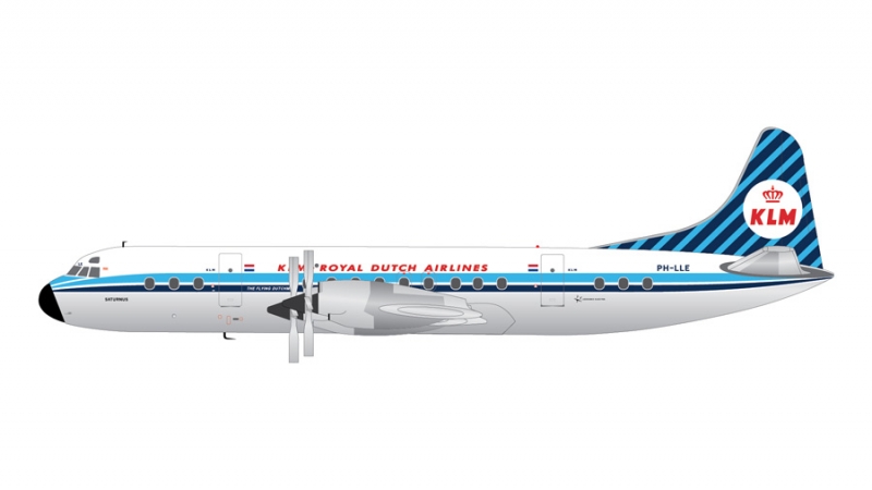 1:200 Electra KLM