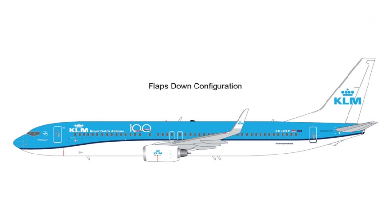 1:200 KLM 737-900 Flags Dow ...