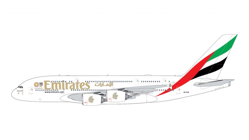 1:400 Emirates A380