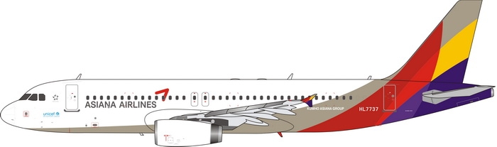 1:400 Asiana Airlines A320
