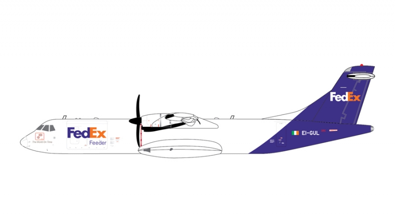 1:400 FedEx Feeder ATR-72-6 ...