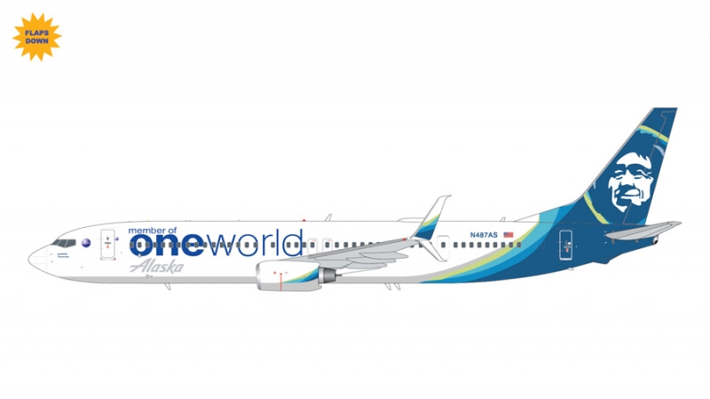1:200 Alaska Airlines B737- ...