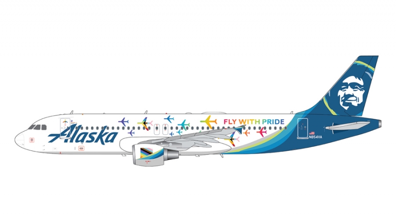 1:200 Alaska Airlines A320