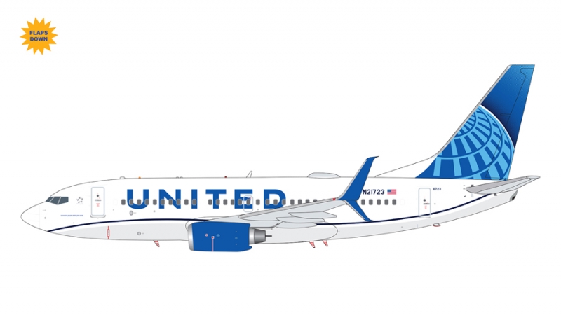 1:200 United Airlines B737- ...
