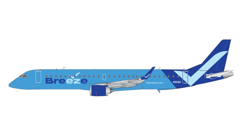 1:400 Breeze Airways E195AR