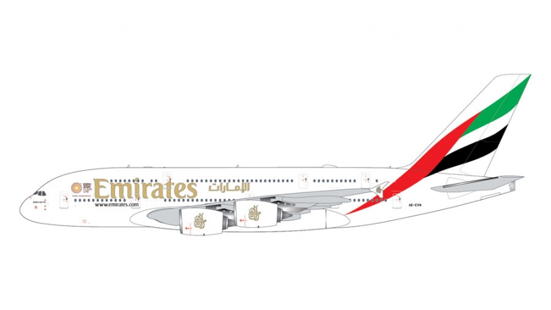 1:400 Emirates A380