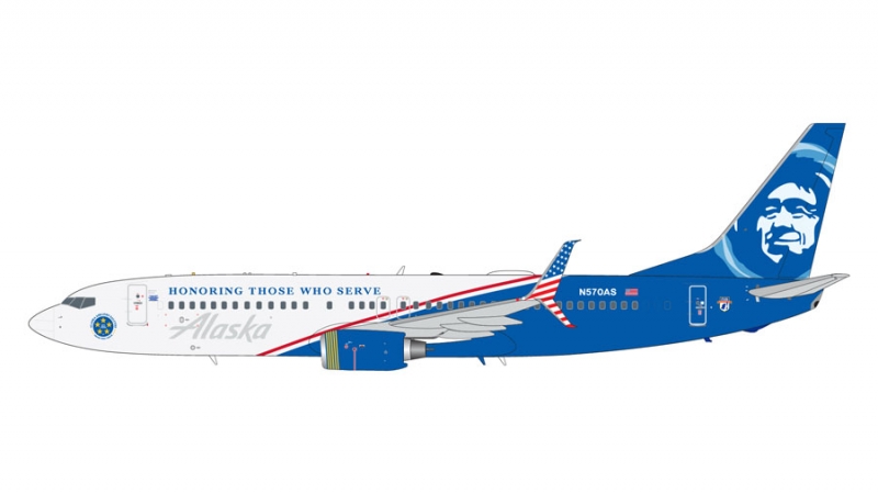 1:200 Alaska Airlines B737- ...