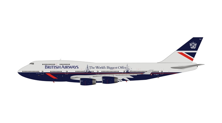 1:400 British Airways B747- ...