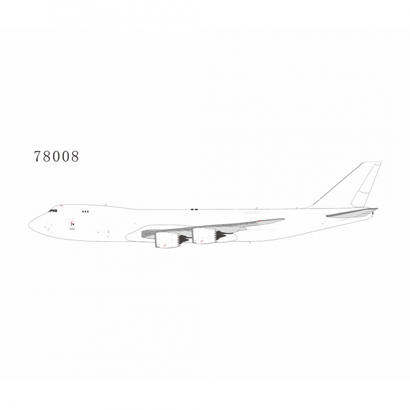 1:400 Blank Model 747-8F