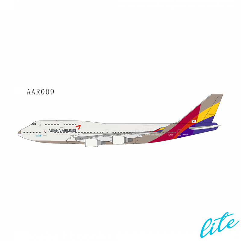 1:400 Asiana Airlines 747-4 ...